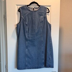 Abercrombie & Fitch Light Blue Denim Mini Dress